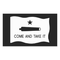 Come and Take It Flag Rectangle Stickers