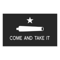 Come and Take It Flag Rectangle Stickers