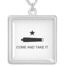 Come And Take It Texas Flag Battle of Gonzales Custom Jewelry