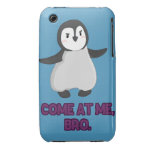 Come At Me, Bro Penguin iPhone 3 Case-Mate Case