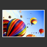 "Come Fly With Me!" photo poster posters