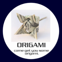 Come Get You Some Origami stickers by djskagnetti Come Get You Some Origami stickers