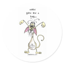 Come Give Me  A Hug stickers