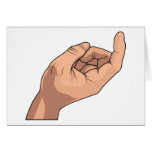 Come Here Hand Sign Gesture cards