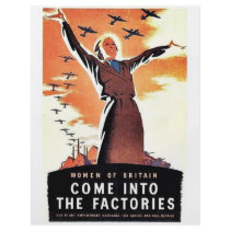 Come Into The Factories flyers by ww2posters Come Into The Factories flyers