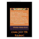 Come join TBI Raiders! cards