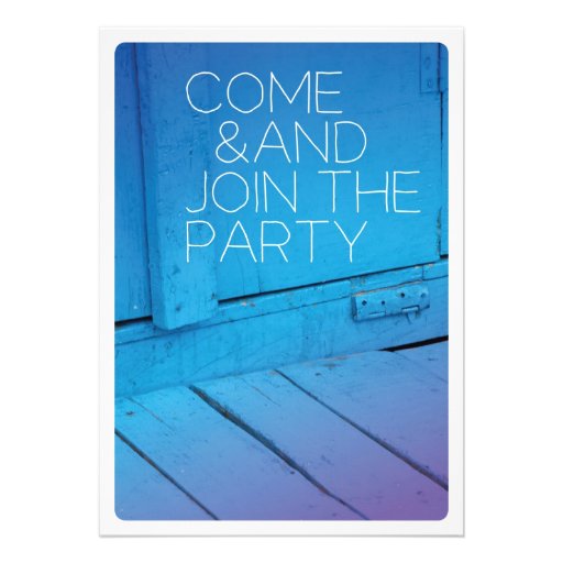Come Join The Party Celebration Invitation Zazzle