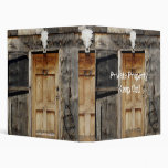 "Come On In" Rustic Doorway Album Vinyl Binder