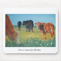 'Come on, keep up' by Mike Jory Mousepads