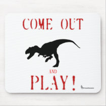 Come Out And Play! Primal Mousepad White
