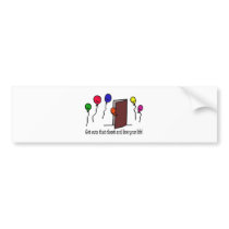 Come out of the closet, you have a life to live! bumper stickers