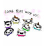 "Come play with us" T-shirt