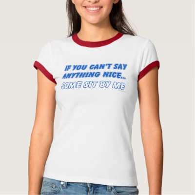 Come Sit By Me T-Shirt by ironydesign