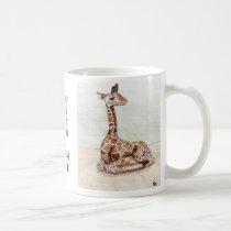 "Come Sit With Me' Giraffe Cup mugs