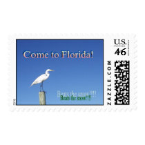 Come to Florida! Postage Stamp