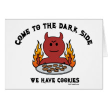 Come to the Dark Side Greeting Card