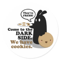 Come To The Dark Side. Stickers