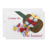 Come to the Luau! invitation