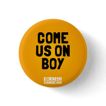 Come Us On Boy! A Cornish Soundboard Badge Pin