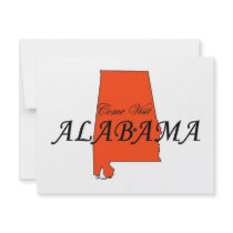 Come Visit Alabama invitations by bartstshirts Come Visit Alabama invitations