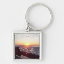 Come Watch the Sunset Key Chains