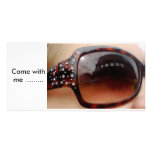 Come with me photo card