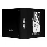 Comedian Just Kidding Black Binder