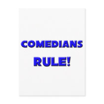 Comedians Rule! postcards by professions Comedians Rule! postcards