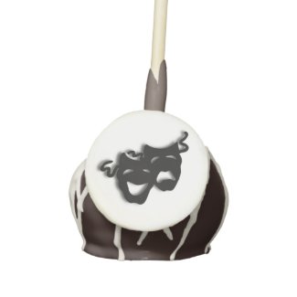 Comedy and Tragedy Theater Masks Cake Pop Treats Cake Pops
