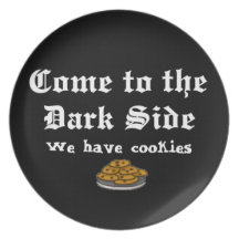 Comedy Come to the Dark Side Plate