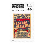 Comedy Galore Rome NY 1937 WPA postage