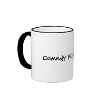 Comedy Kicks Act! mugs