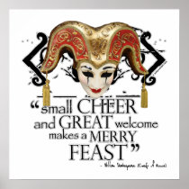 Comedy Of Errors Feast Quote Print