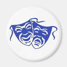 Comedy or Tragedy 2 Refrigerator Magnet