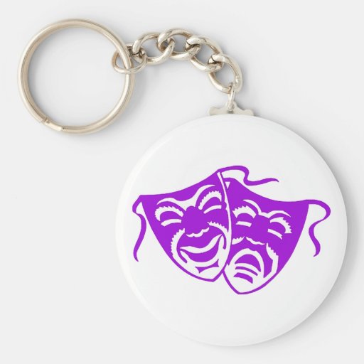 Comedy or Tragedy 6 Key Chain