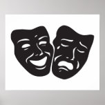 Comedy Tragedy Drama Theatre Masks posters