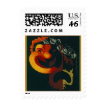 Comedy & Tragedy Masks performing Arts stamps mask