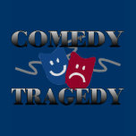 Comedy Tragedy t-shirts by goldnsun Comedy Tragedy t-shirts