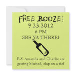 Comedy Wedding Invitation, Humor