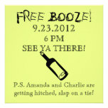 Comedy Wedding Invitation, Humor