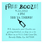 Comedy Wedding Invitation, Humor