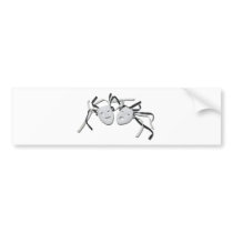 ComedyTragedyFaces022111 Bumper Stickers