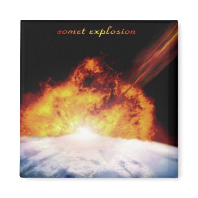 comet explosion magnet by design_girl