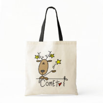 Comet Reindeer Christmas Tshirts and Gifts bags