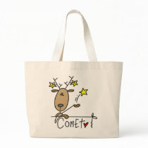 Comet Reindeer Christmas Tshirts and Gifts bags