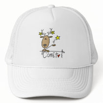 Comet Reindeer Christmas Tshirts and Gifts hats