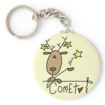 Comet Reindeer Tshirts and Gifts Key Chain