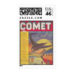 Comet SF Pulp Postage Stamp