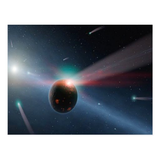 Comet Storm Postcard
