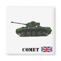 Comet Tank Magnet # 9 by Room_6_designs Comet Tank Magnet # 9